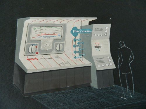 Original Model 555 Phaostron Advertising Concept Artwork Company Show Exhibit