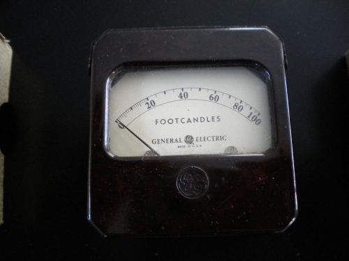 Vintage GE Footcandle meter for Architect lighting requirements BDW40Y16