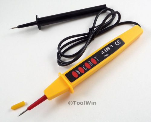 4-in-1 Voltage Tester Detector Electrical AC DC NEW