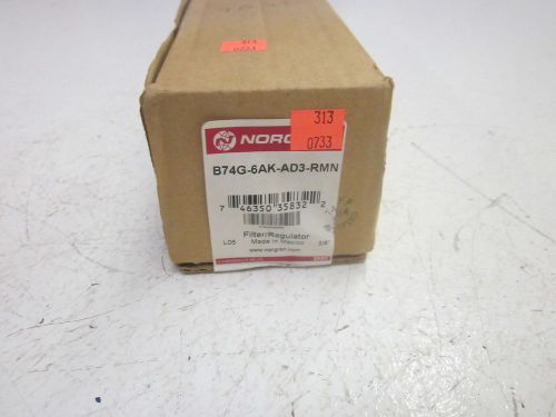 Norgren b74g-6ak-ad3-rmn filter/regulator 3/4&#034; *new in a box* for sale