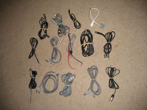 Lot of mixed Lab IT equipment Banana Clip Probes Cables Cords Patch