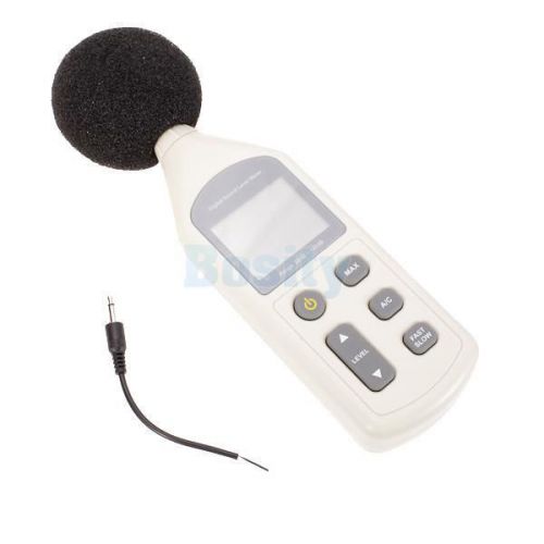 4 digits lcd digital sound pressure noise tester level meter 30-130 db decibel for sale