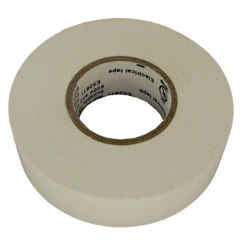 Electrical tape 3/4 x 60ft white for sale