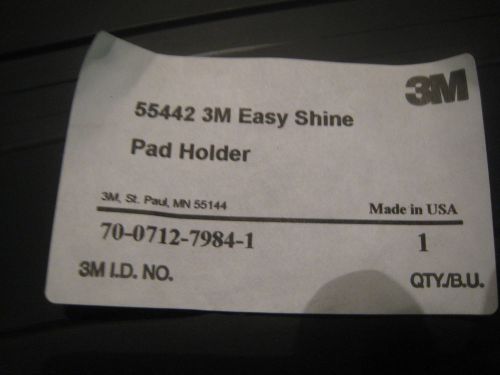 3M #55442 Easy Shine Pad Holder Head 17 in wide Made USA Velcro fastener