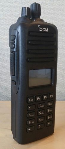 Icom ic-f80dt p25 uhf portable radio, 400 - 470 mhz, 4w, w/ rapid charger for sale