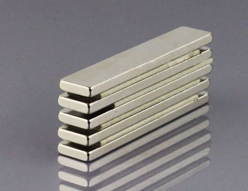 N35 super strong cuboid block magnet craft rare earth neodymium 50 x 10 x 3mm 5x for sale