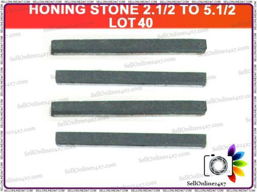 Lot of 40 Pcs Engine Honning Stone - 2.1/2&#034; To 5.1/2&#034; Course 120 Grit