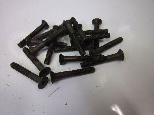 1/4-20 x 1.75 socket head flat screw bolts black oxide (qty 8) #j55012 for sale