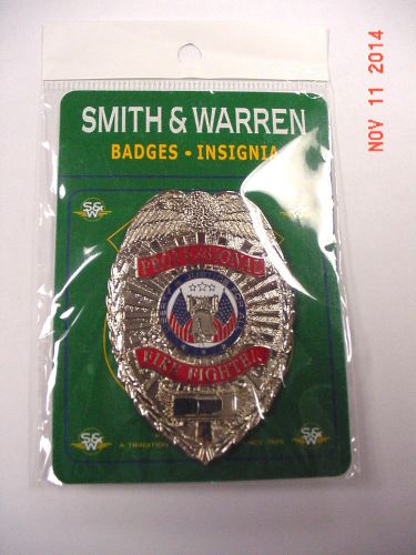 Smith &amp; Warren Professional Firefighter Badge with pin &amp; clutch