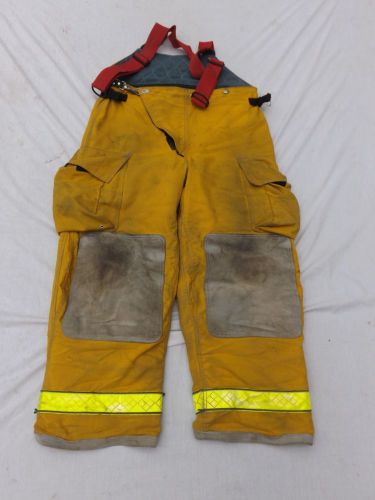 Globe - gx-7  firefighters bunker pants w/  suspenders - size :40 x 30 for sale