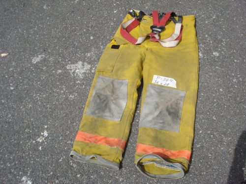 36x28 Pants Firefighter Turnout Bunker Fire Gear FIREDEX...P384