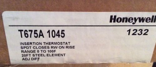New T675A 1045 Honeywell Thermostat