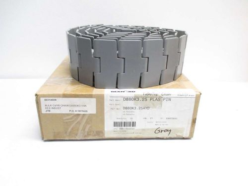 NEW REXNORD D880K3.25 TABLETOP CHAIN 92 IN 3-1/4 IN CONVEYOR BELT D441459