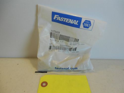 FASTENAL 1173459 1/4-20X1/2 SS18-8 HEX SOCKET CAP SCREW 50CT FROM OLD STOCK. VB2