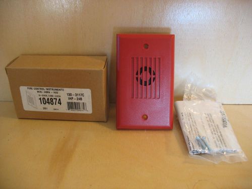 Fire control instruments 104874 mini horn red 18-31vdc for sale