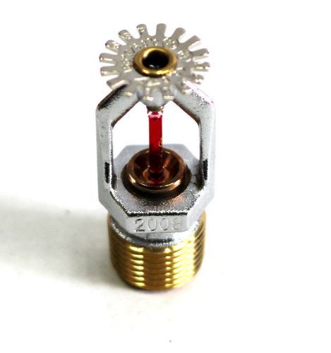 155*F Quick Response Chrome Pendent Fire Sprinkler Heads Victaulic 1/2&#034; NPT