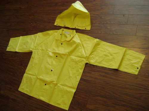 Rain Coat/Vinyl Jacket River City 310J - Size Medium