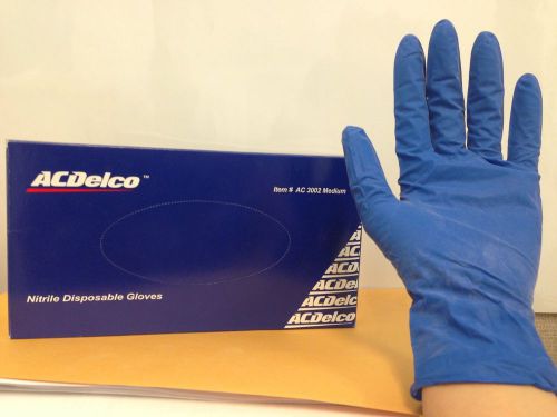 AcDelco Nitrile industrial Grade Powdered Disposable Gloves 10 boxes