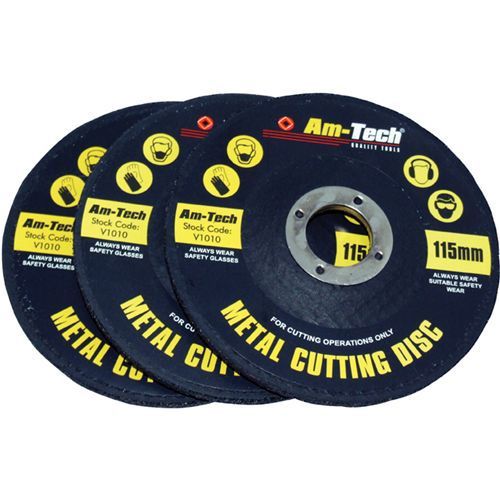 3Pc 115Mm Metal Cutting Disc 4 1/2&#034; Angle Grinder Discs
