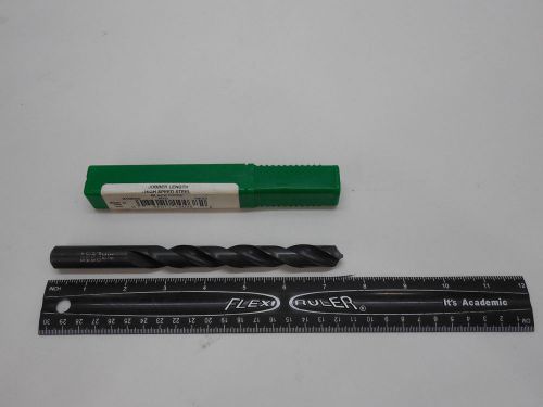 19/32&#034; pdt drill bit 7-3/8&#034; oal  black oxide r10 jobber lenght for sale