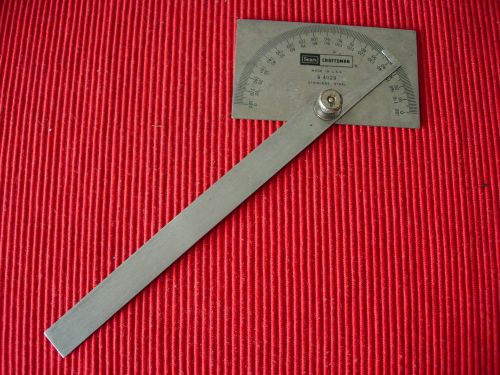 Craftsman # 4029 - Stainless Steel Protractor - Machinist&#039;s Tool
