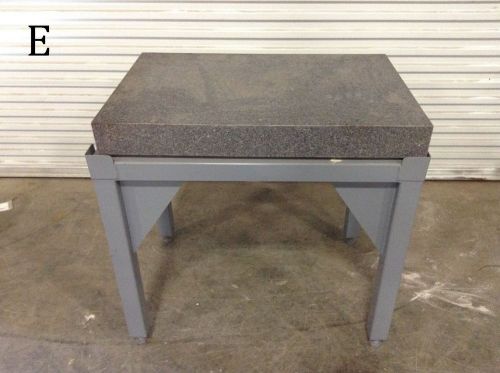 36&#034; X 24&#034; Toolroom/Shop Black/Gray Granite Surface Plate w/ Stand