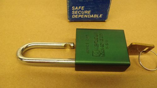 American lock, # 1106e, series 1105, aluminum body, green anodize new in box for sale