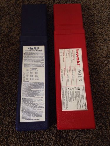 Welding Rod inweld 5lb 1/16 General Purpose 6013 And Usa 5lb 1/8th&#034; Some Used