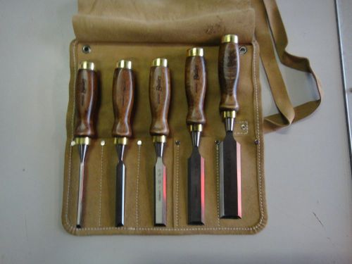 Wood Chisels Tool Razor Carving Wood Blade Stanley Bailey Chisel Set  5 Piece