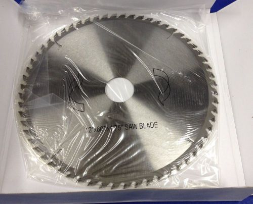 New 12&#034; Carbide Tipped Saw Blade ~ 60 Teeth ~ 1.75&#034; Arbor Size