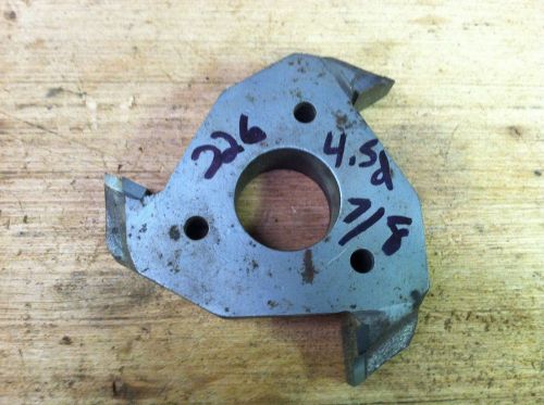 1-1/4 bore 7/8 cut 4.5 dia carbide tipped 226 Shaper cutter step round table
