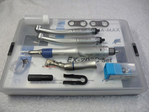 Dental NSK New Style Low High Speed Handpiece Kit (EX203C+2 PANA MAX) 4/2 Holes