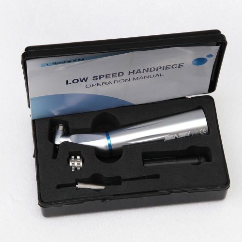 SEASKY Dental Slow Low Speed Contra Angle Handpiece Fiber Optic LED Light