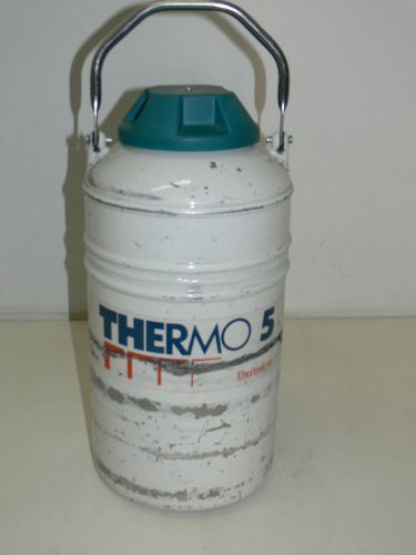 Thermolyne Thermo 5 Liquid Nitrogen Tank, Cryo Storage Tank, Dewar Canister