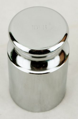 10 LB Cylindrical Test / Calibration Weight Scratch and Dent Sale