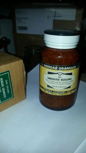 Vintage laboratory equipment nip smooth boiling Hengar Plain Granules 500 Grams