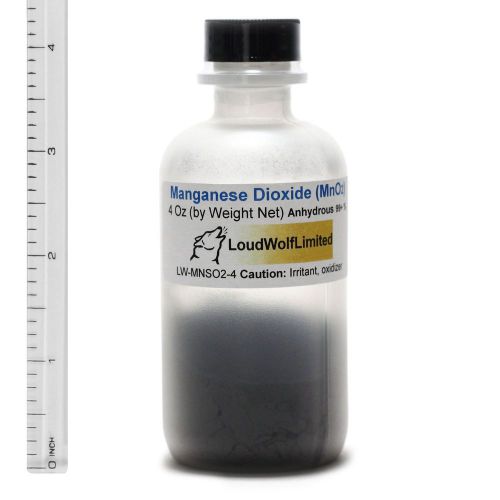 Manganese dioxide  ultra-pure (99%)  fine powder  4 oz  ships fast from usa for sale