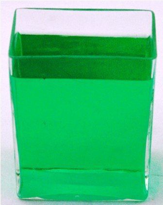 0.90l square battery jar, heavy walled glass for sale