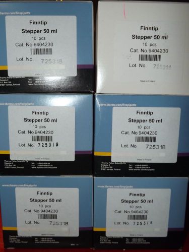Thermo scientific 9404230 non-sterile finntip stepper tip, 50ml volume 60qty for sale