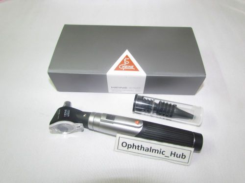 Heine mini 3000 2.5v xhl otoscope with handle &amp; disposable tips for sale