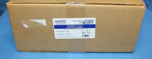Viasys (10) each pulmanex hi-ox adult oxygen masks 50-8000 for sale