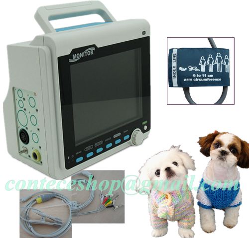 veterinary 3 parameters machine---ecg, nibp, spo2, care for vets from contec