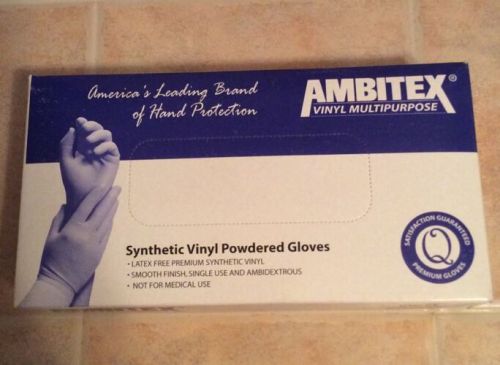 Ambitex Vinyl Multipurpose Gloves (Size Large)