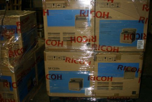 Lot of 5 ricoh spc220s 406126 16 ppm color mfp print copy scan  1yr warranty new for sale