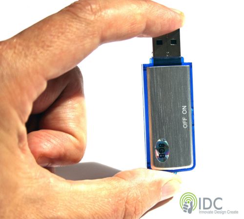 Hidden Digital Spy Dictaphone Memory Stick Pen 8GB Built in - Room Bug Recorder