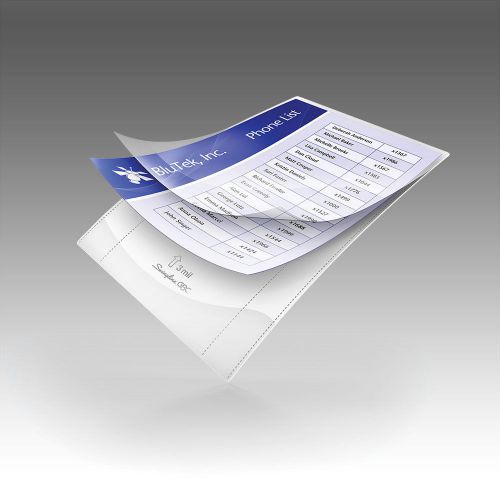 100x long life swingline heatseal ultraclear thermal laminating pouch, 9&#034;x11.5&#034; for sale