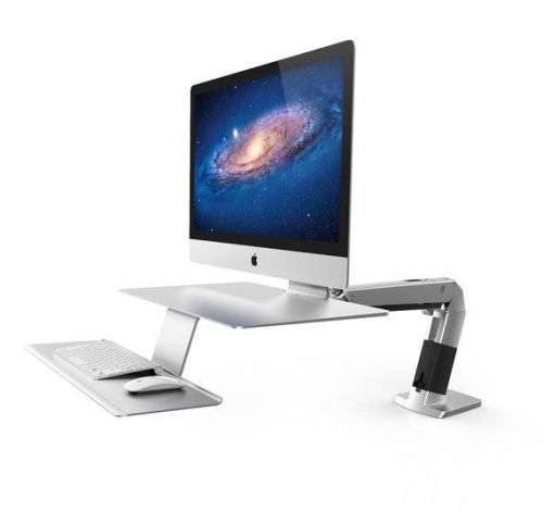 WORKFIT PRO sit standing adjustable height desk mount workstation Apple