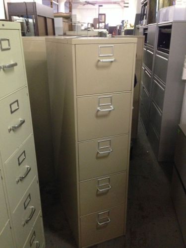LOT OF 8 5DRAWER LETTER SIZE FILE CABINETS by GF OFFICE FURNITURE