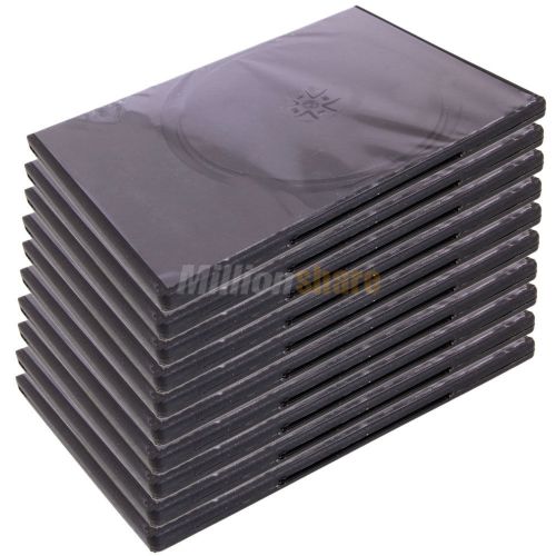 High quality 10pcs standard 9mm cd dvd disc case cover plastic case box for sale
