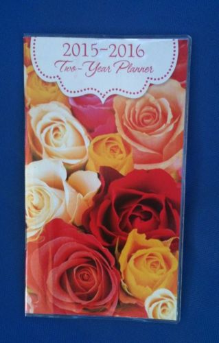 ROSES FLOWERS 2015-2016 Pocket Planner Purse ROSES